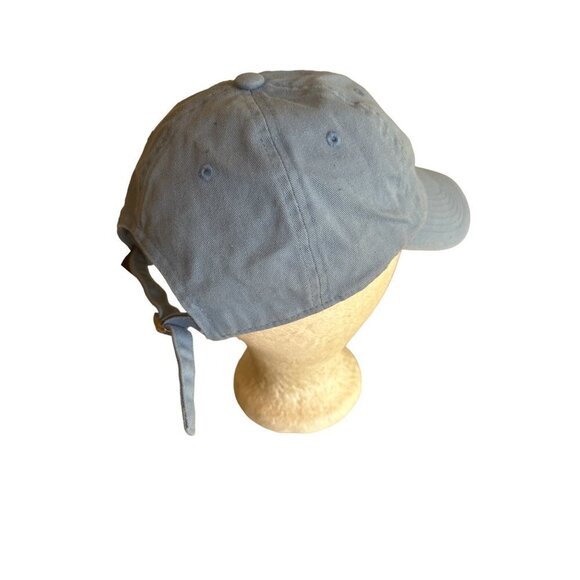 Lacrosse Embroidered Image Blue Hat Cap Adjustable - Picture 4 of 7